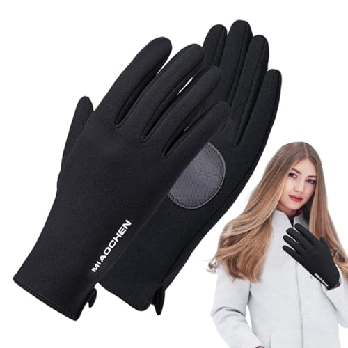 Warme Handschuhe für Damen,Damenhandschuhe Winter | Winterhandschuhe Reithandschuhe | Winddichte Skihandschuhe, Thermo-Handschuhe für kaltes Wetter, wasserdicht, für Damen und Mädchen von Ruilonghai