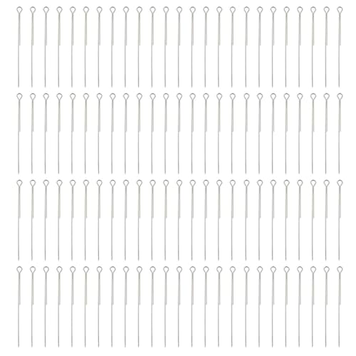 Ruiwaer 100 Stück silberne 70 mm Metall-Angel-Schaft, Angel-Spinner, Teile, Komponente, Angelspinnerschaft, Draht, Spinner, Köder, Schlaufen, Spinner, Teile für Angelköder, Zubehör Ruiwaer 100 Stück silberne 70 mm Metall-Angel-Schaft, Angel-Spinner, Teile, Komponente, Angelspinnerschaft, Draht, Spinner, Köder, Schlaufen, Spinner, Teile für Angelköder, Zubehör von Ruiwaer