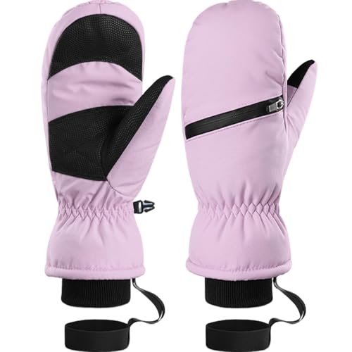 Rukjmqi Wasserdichte Ski- und Schneehandschuhe, warme Schneehandschuhe | Wasserdichte Snowboard-Handschuhe, Schnee-Ski-Handschuhe, Winter-Handschuhe,Warme Handschuhe, rutschfeste Snowboard-Handschuhe, von Rukjmqi