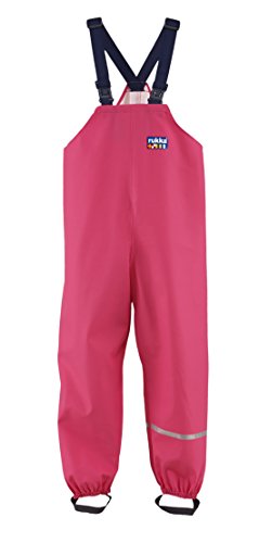 Rukka Mädchen Childrens Waterproof Fuchsia Dungarees, Pink, 128 cm Rukka Mädchen Childrens Waterproof Fuchsia Dungarees, Pink, 128 cm von Rukka