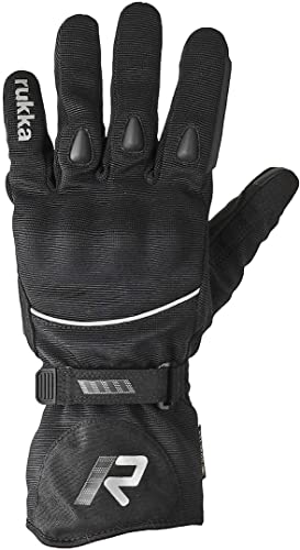 Rukka Virium 2.0 GTX Motorrad Handschuhe (Black/White,10) von Rukka