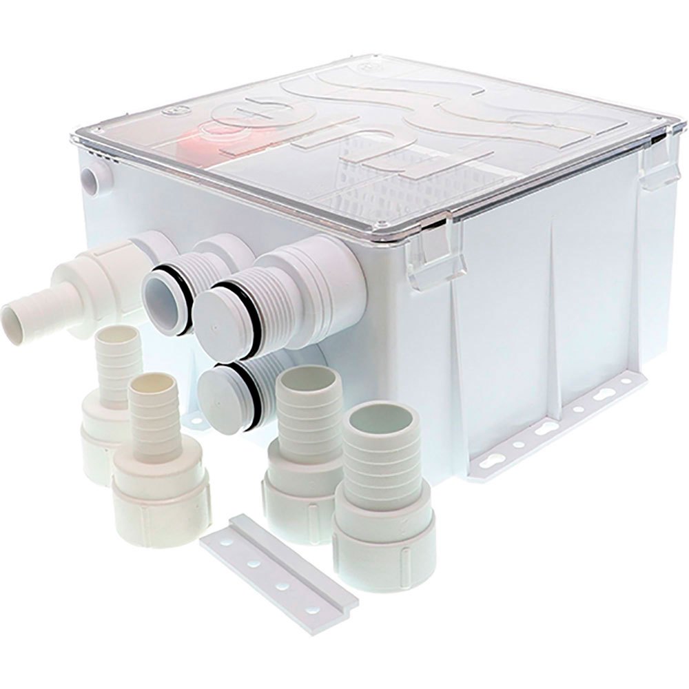 Rule Pumps 800gph Shower Drain Box 24v Weiß 9 1/2 x 9 x 5´´ Rule Pumps 800gph Shower Drain Box 24v Weiß 9 1/2 x 9 x 5´´ von Rule Pumps