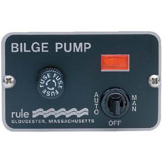Rule Pumps Deluxe Panel Switch Schwarz 24 / 32V von Rule Pumps