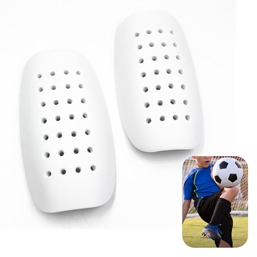 Mini Schienbeinschoner für Fußball - Performance Shinguards, Leicht & rutschfest - Für Kinder & Erwachsene - Geruchsneutral & Flexibel, 150 x 90 x 5 mm Mini Schienbeinschoner für Fußball - Performance Shinguards, Leicht & rutschfest - Für Kinder & Erwachsene - Geruchsneutral & Flexibel, 150 x 90 x 5 mm von Rumgug
