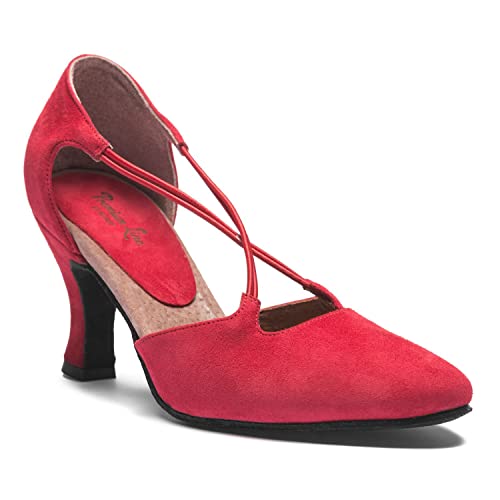 Rumpf Premium Line Handmade Gloria Damen Tanzschuhe Pumps Wildleder rot 39 Rumpf Premium Line Handmade Gloria Damen Tanzschuhe Pumps Wildleder rot 39 von Rumpf