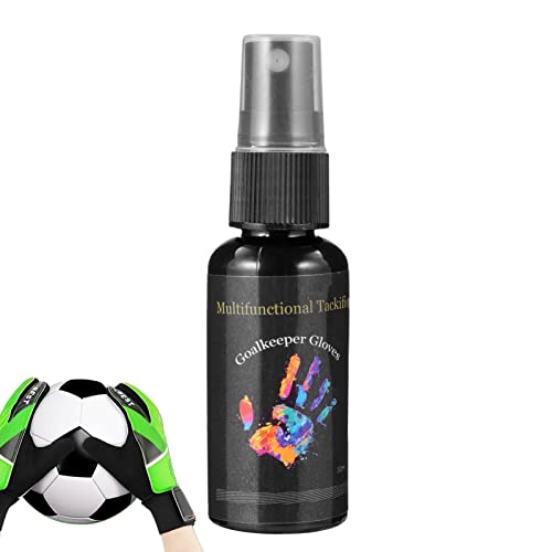 Ruoptree Torwarthandschuhe Spray, Torwarthandschuh Grip Spray, 30ml Handschuh-Griffspray, Grip Spray Für Torwarthandschuhe, Handschuhkleber-Klebespray, Torwart Trainingsgeräte Zubehör von Ruoptree