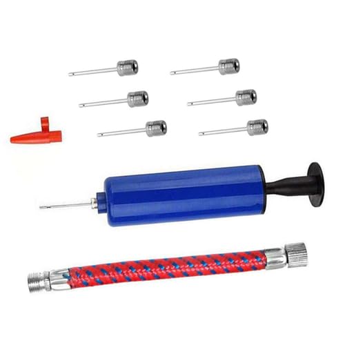 Rurunklee Basketballpumpe – Ballpumpe und Nadel-Set, Luftpumpe für Fußball, Basketball, Fußball, Ballon, Schwimmen, aufblasbare Gegenstände, 15,2 cm Rurunklee Basketballpumpe – Ballpumpe und Nadel-Set, Luftpumpe für Fußball, Basketball, Fußball, Ballon, Schwimmen, aufblasbare Gegenstände, 15,2 cm von Rurunklee