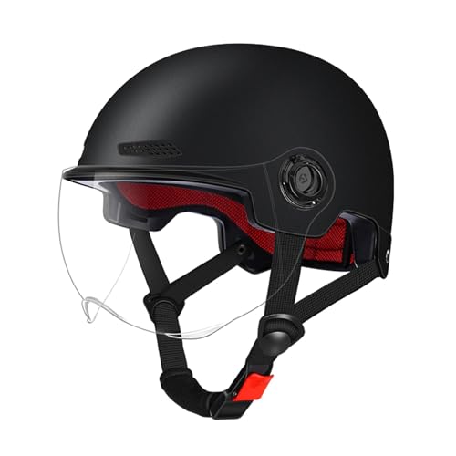 Rurunklee Fahrradhelme mit Visier, offene Motorradhelme – Schutz-Fahrradhelme mit abnehmbarer Brille, entspiegelt, Radhelme mit Härtegrad 2H, E-Bike-Helme Rurunklee Fahrradhelme mit Visier, offene Motorradhelme – Schutz-Fahrradhelme mit abnehmbarer Brille, entspiegelt, Radhelme mit Härtegrad 2H, E-Bike-Helme von Rurunklee