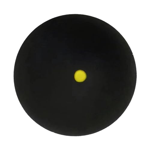 Rurunklee Squashball, professionelle Gummi-Racquetball-Bälle, einzelner gelber Punkt, Squash-Ausrüstung, tragbare Schlägerbälle für Anfänger und Fortgeschrittene Rurunklee Squashball, professionelle Gummi-Racquetball-Bälle, einzelner gelber Punkt, Squash-Ausrüstung, tragbare Schlägerbälle für Anfänger und Fortgeschrittene von Rurunklee