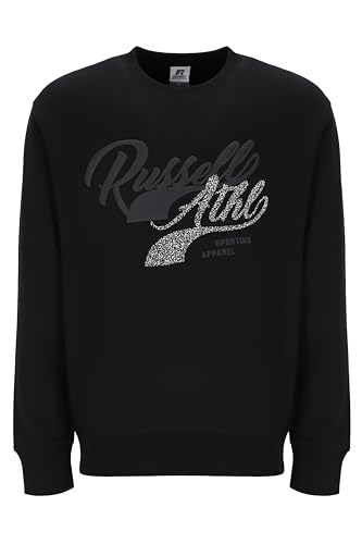 Russell Athletic A30192-IO-099 Ice Water-Crewneck Sweatshirt Sweatshirt Herren Harvest Pumpkin Größe M von Russell Athletic