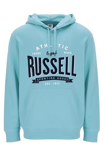 Russell Athletic A30262-CB2-141 RIFLE-PULL OVER HOODY Sweatshirt Herren CAMEO BLUE Größe M von Russell Athletic