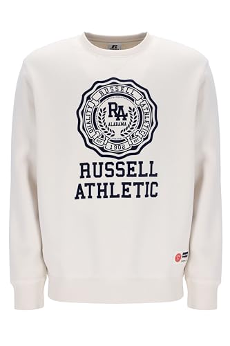 Russell Athletic A30382-W2-526 ATH Rose-Crewneck Sweatshirt Sweatshirt Herren Black Größe XL von Russell Athletic