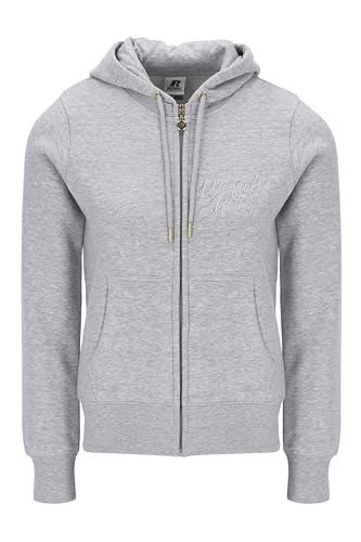 Russell Athletic A31132-SR-603 Rach-Zip Through Hoody Sweatshirt Damen Pearl Größe S von Russell Athletic