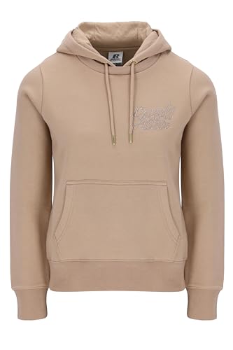 Russell Athletic A31142-N6-521 MONI-Pull Over Hoody Sweatshirt Damen Dusty ORANGE Größe XS von Russell Athletic