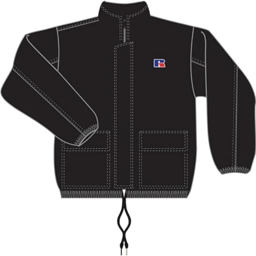 RUSSELL ATHLETIC E06161-IO-099 FULL ZIP KAGOUL Jacket Herren BLACK Größe M RUSSELL ATHLETIC E06161-IO-099 FULL ZIP KAGOUL Jacket Herren BLACK Größe M von Russell Athletic