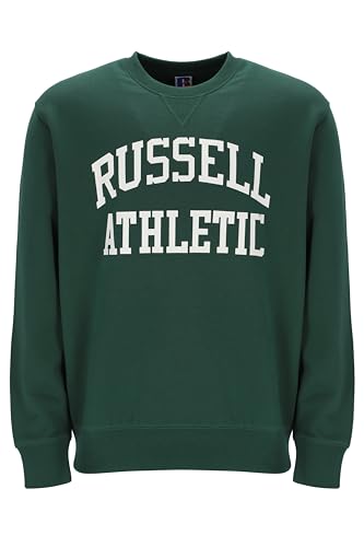 Russell Athletic Herren Iconic2-crewneck Sweatshirt, Dark Green, XL EU Russell Athletic Herren Iconic2-crewneck Sweatshirt, Dark Green, XL EU von Russell Athletic