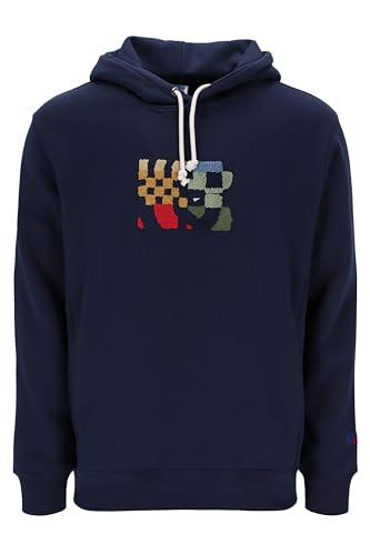 Russell Athletic E36142-NA-190 MAKIE-Pull Over Hoody Sweatshirt Herren Navy Größe L von Russell Athletic