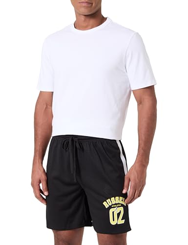 Russell Athletic Levi Regular Fit Shorts mit elastischem Bund und Seitentaschen Russell Athletic Levi Regular Fit Shorts mit elastischem Bund und Seitentaschen von Russell Athletic