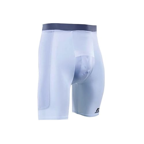Russell Athletic Padded Sliding Short Men - Small - White Russell Athletic Padded Sliding Short Men - Small - White von Russell Athletic