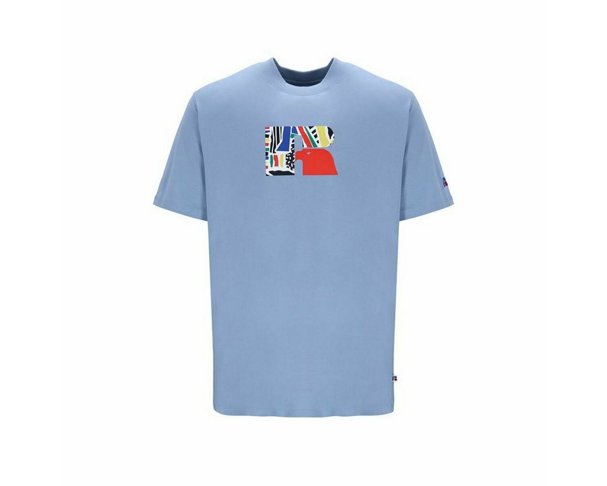 Russell Athletic T-Shirt Herren Kurzarm-T-Shirt Russell Athletic Emt E36211 Blau Indigo von Russell Athletic