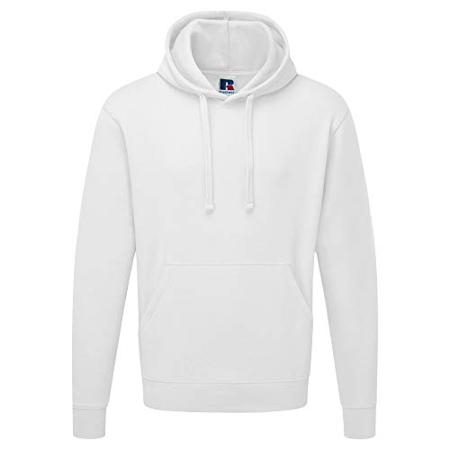 Russell – Sweatshirt mit Kapuze – Herren M Bianco von Russell