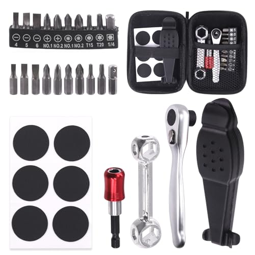 Rustark Fahrrad Reparatur Werkzeug Kit, Fahrrad Reparatur Fahrrad Multifunktions Werkzeug Kit Fahrrad Wartung Werkzeug Set von Rustark