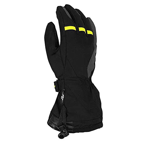 Rusty Stitches Gloves Kevin Black-Yellow Fluo-Grey (11-XL) von Rusty Stitches