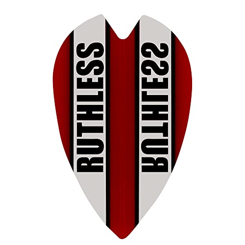 Ruthless Clear Panel Dart Flights | 100 Mikron Retro | Rot 3 Stück Ruthless Clear Panel Dart Flights | 100 Mikron Retro | Rot 3 Stück von Ruthless