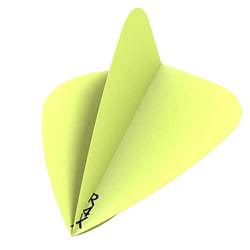 Ruthless F3451 R4X | 100 Mikron Premium Extra Starke Dart-Flights, Drachenform, 3 Sets mit 3 Flights, Gelb Ruthless F3451 R4X | 100 Mikron Premium Extra Starke Dart-Flights, Drachenform, 3 Sets mit 3 Flights, Gelb von Ruthless