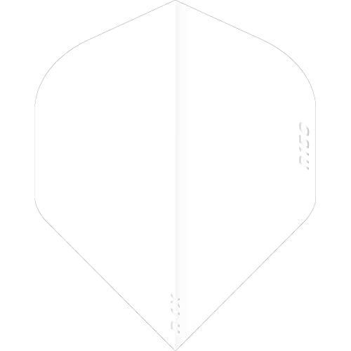 Ruthless R4X | Solid Dart-Flights | 150 Mikron Standard Nr. 2 | Weiß 10 Stück von Ruthless