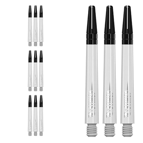 RUTHLESS Sting 3XS1774 Dart-Schäfte aus Polycarbonat, solides Weiß mit schwarzer Aluminiumoberfläche, Größe M, 49 mm, 3 Sets mit 3 Schäften RUTHLESS Sting 3XS1774 Dart-Schäfte aus Polycarbonat, solides Weiß mit schwarzer Aluminiumoberfläche, Größe M, 49 mm, 3 Sets mit 3 Schäften von RUTHLESS