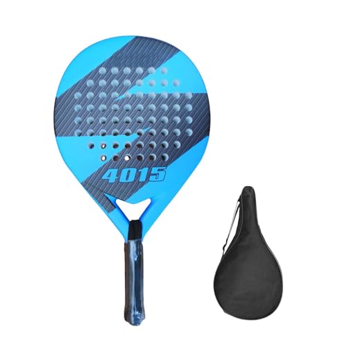 Ruwshuuk Beachs Tennis-Paddelschläger | Carbonfaser-Pop-Paddle-Tennisschläger - Professioneller Strand-Paddelschläger, stoßfester Tennisschläger für fortgeschrittene Spieler von Ruwshuuk