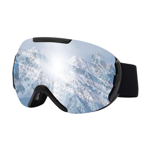 Ruwshuuk Snowboardbrille für Herren, Schneeskibrille, TPU-Rahmen, UV-Schutz, unzerbrechliche Polycarbonat-Gläser für Männer, Frauen, Jugendliche von Ruwshuuk