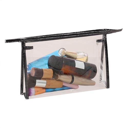 Ruyeiig Transparente Make-up-Tasche, klare Make-up-Tasche - Aufbewahrungstasche Kosmetiktaschen mit Reißverschluss - Reisetasche, wasserdichte Kosmetiktasche, Kulturbeutel, Make-up-Organizer, tragbar, von Ruyeiig