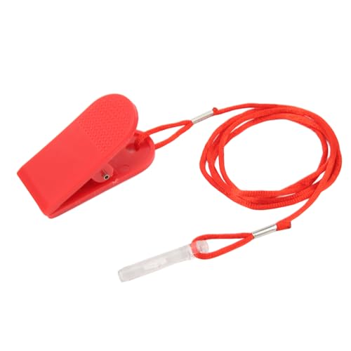 RvSky 2-teiliges Laufband-Sicherheitsschalter-Schlüsselset – Unverzichtbares Fitnessgeräte-Zubehör Für Laufmaschinen – Rote Farbe Für Gute Sichtbarkeit von RvSky