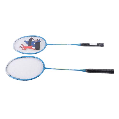 RvSky Hochwertiges 1 Paar Langlebiger Sport-Badmintonschläger aus Aluminiumlegierung Mit Tragetasche – Perfekt Für Freizeit- Oder Wettkampfspiele von RvSky