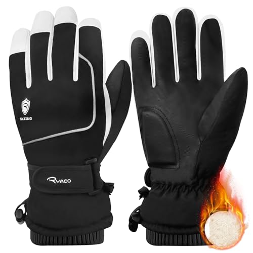 Ryaco Winterhandschuhe, Skihandschuhe Herren wasserdichte Warme Touchscreen Handschuhe für Damen, Winddicht Fahrradhandschuhe fur Skifahren, Laufen, Reiten, Wandern, Radfahren, Motorradfahren Ryaco Winterhandschuhe, Skihandschuhe Herren wasserdichte Warme Touchscreen Handschuhe für Damen, Winddicht Fahrradhandschuhe fur Skifahren, Laufen, Reiten, Wandern, Radfahren, Motorradfahren von Ryaco