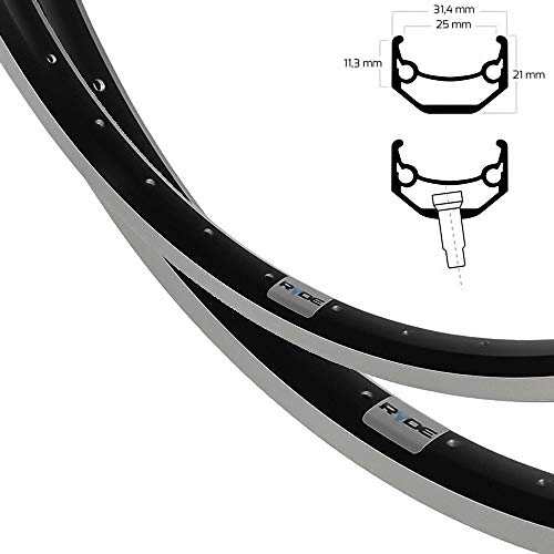 Ryde Felge Andra 40 25-559mm 32Loch schwarz + SCHLAUCHFLICKEN Ryde Felge Andra 40 25-559mm 32Loch schwarz + SCHLAUCHFLICKEN von Ryde