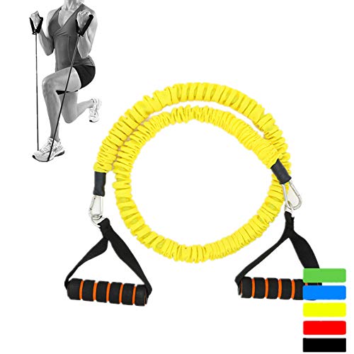 Fitnessband Gummi Set Fitness Band Elastisch Widerstandsband Glute Bands Pilates Bands Widerstand Yoga Bands Trainingsbänder Fitness-Bands Yellow,1.2m von Rysmliuhan Shop