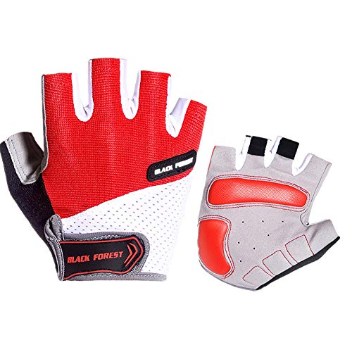 Rysmliuhan Shop Fingerlose Handschuhe Fingerlose Handschuhe Herren Handschuhe Bike Men Handhandschuhe Für Männer Zum Radfahren Fahrradhandschuhe für Männer red,XL von Rysmliuhan Shop