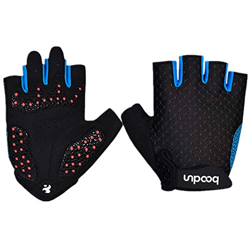 Rysmliuhan Shop Fingerlose Handschuhe Handschuhe Fingerlos Schwarz Winterhandschuhe für Männer Fahrradhandschuhe Für Männer Winterhandschuhe Herren Blue,M von Rysmliuhan Shop