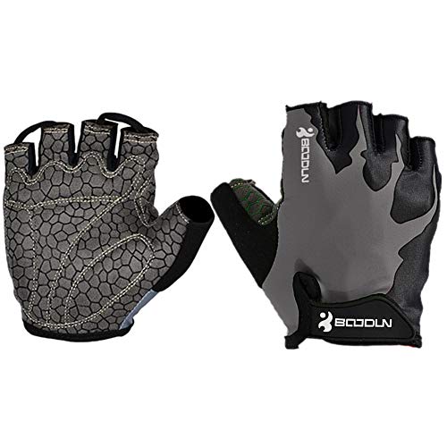 Rysmliuhan Shop Handschuhe Fingerlos Herren Fingerlose Handschuhe Schwarz Motocross-Handschuhe Fahrradhandschuhe Für Männer Winter Handschuhe Bike Men Gray,XL von Rysmliuhan Shop