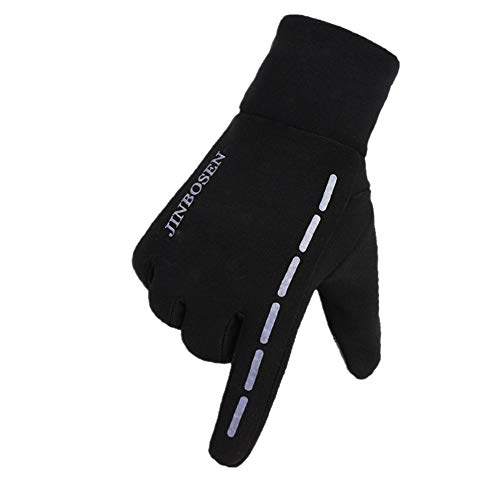 Rysmliuhan Shop Handschuhe Herren Touchscreen Winter Handy Handschuhe Herren Fahrradhandschuhe Für Männer Winter Mountainbike Handschuhe Herren Wintersporthandschuhe Black,M von Rysmliuhan Shop