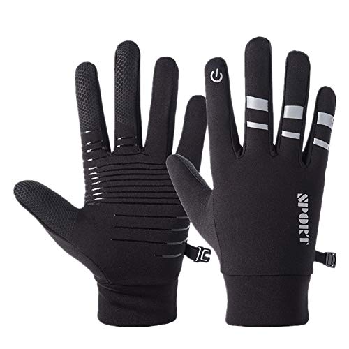 Rysmliuhan Shop Handschuhe Touchscreen Herren Herren Handschuhe Touchscreen Handhandschuhe Für Männer Zum Radfahren Winter Motorradhandschuhe Herren Black,XL von Rysmliuhan Shop