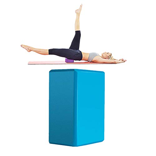 Rysmliuhan Shop Yoga Block Yogablock Yoga-Blöcke und Steine Yoga-Blöcke Pilates Kopfblock Yoga Starter Kit Schaumblöcke Pilates-Blöcke Yoga Set Blue,1pc von Rysmliuhan Shop