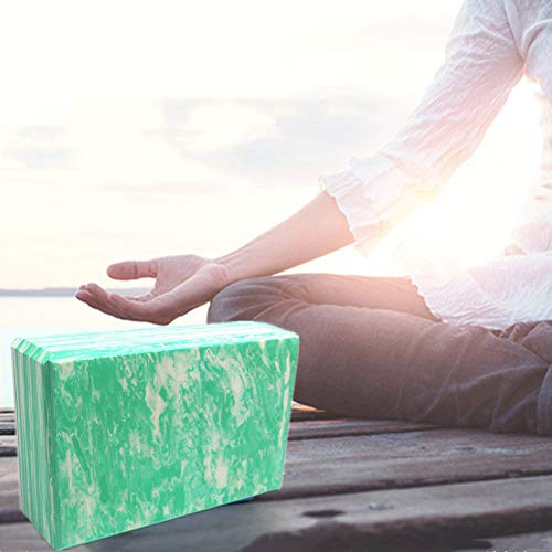 Rysmliuhan Shop Yoga Klotz Yogablock Yoga Starter Kit Schaumblöcke Yoga-Blöcke und Steine Yoga-Blöcke Yoga-Unterstützungsblöcke Schaumblock mit hoher Dichte Yoga Set Green,1pc von Rysmliuhan Shop