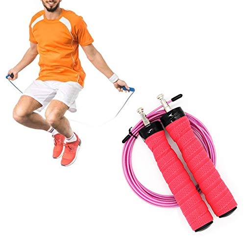 Seilspringen Springseil Fitness Fitness-Springseil Boxing Springseil Fitness-Springseil Boxing Skipping Rope Erwachsene Speed Skipping Rope red,3m von Rysmliuhan Shop