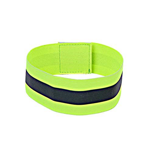 joggen Reflektor reflektorbänder Lichter für läufer Reflektierende gürtel Hohe vis läuft Hallo vis lauf Weste Laufschuhe licht Green,1pcs von Rysmliuhan Shop