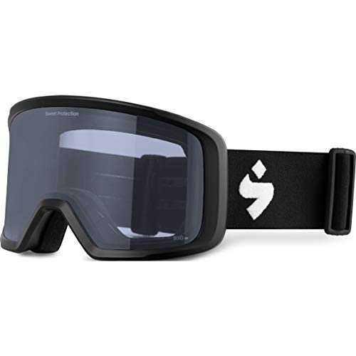 Sweet Protection Unisex-Adult Firewall MTB Goggles, Clear/Matte Black/Black, One Size von S Sweet Protection