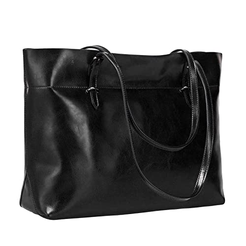 S-ZONE Damen Handtasche Rindspalt Leder Schultertasche Umhängetasche Große Shopper Tote Beutel S-ZONE Damen Handtasche Rindspalt Leder Schultertasche Umhängetasche Große Shopper Tote Beutel von S-ZONE
